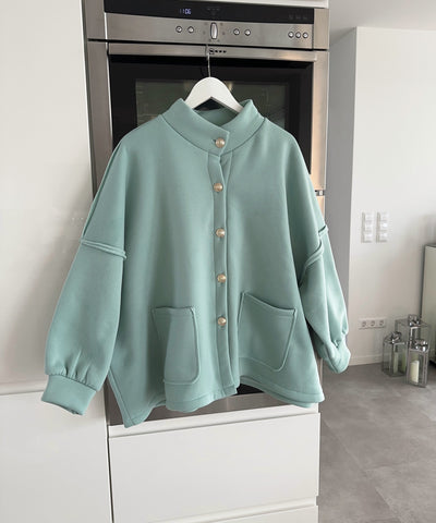 Gefütterte Oversize Jacke Mine Mint  Ladypolitan ♡   