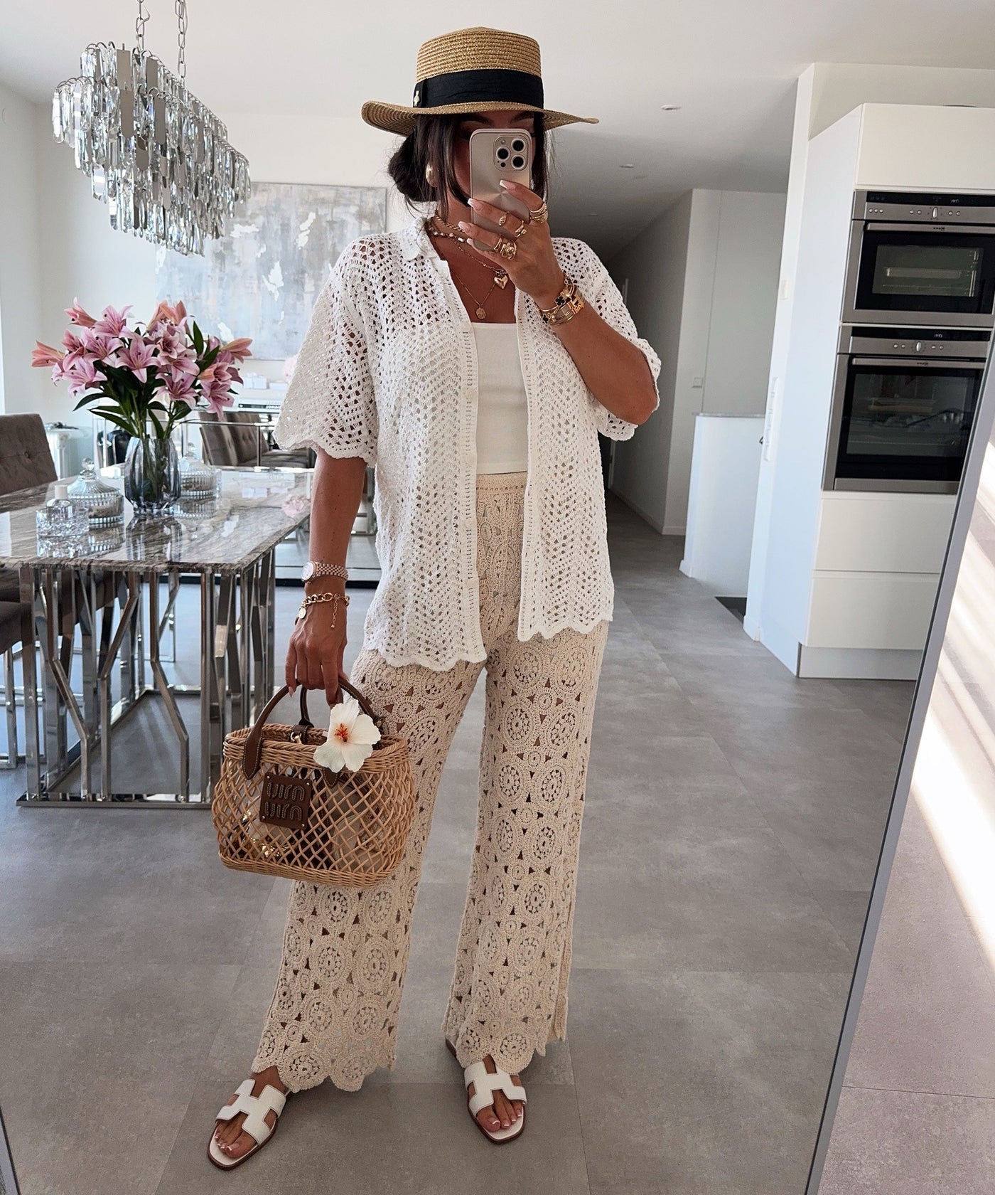Häkel Shirt Trixi Weiß Ladypolitan ♡