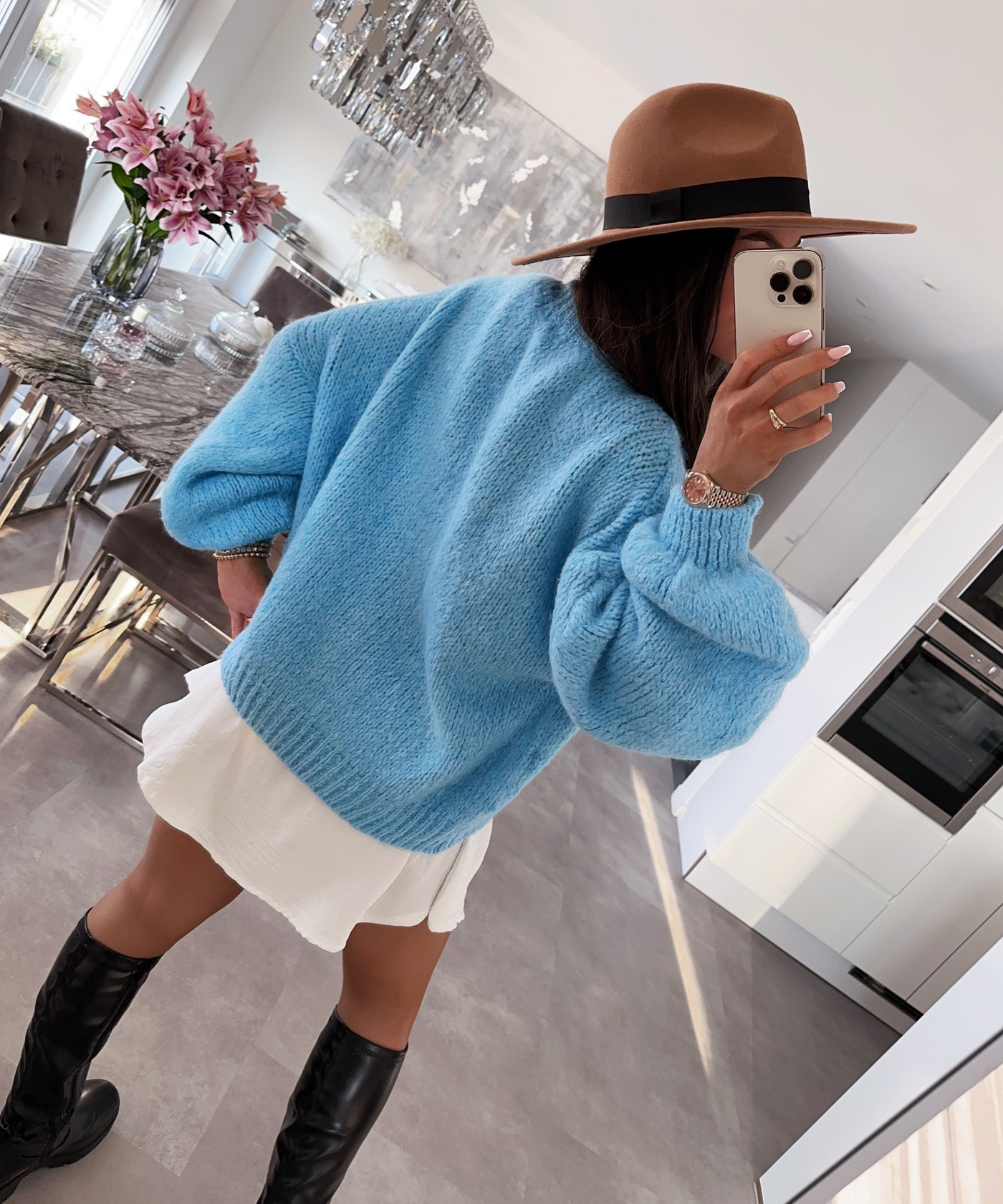 Pullover Leona Blau  Ladypolitan ♡   