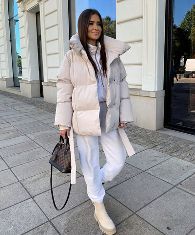 Jacke Kyleih Kurz Beige  Ladypolitan - Fashion Onlineshop für Damen   
