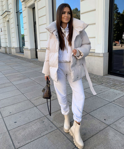 Jacke Kyleih Kurz Beige  Ladypolitan - Fashion Onlineshop für Damen   
