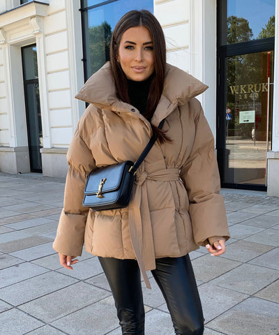 Jacke Kyleih Kurz Camel  Ladypolitan - Fashion Onlineshop für Damen   