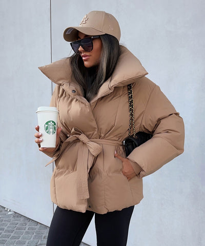 Jacke Kyleih Kurz Camel  Ladypolitan - Fashion Onlineshop für Damen   