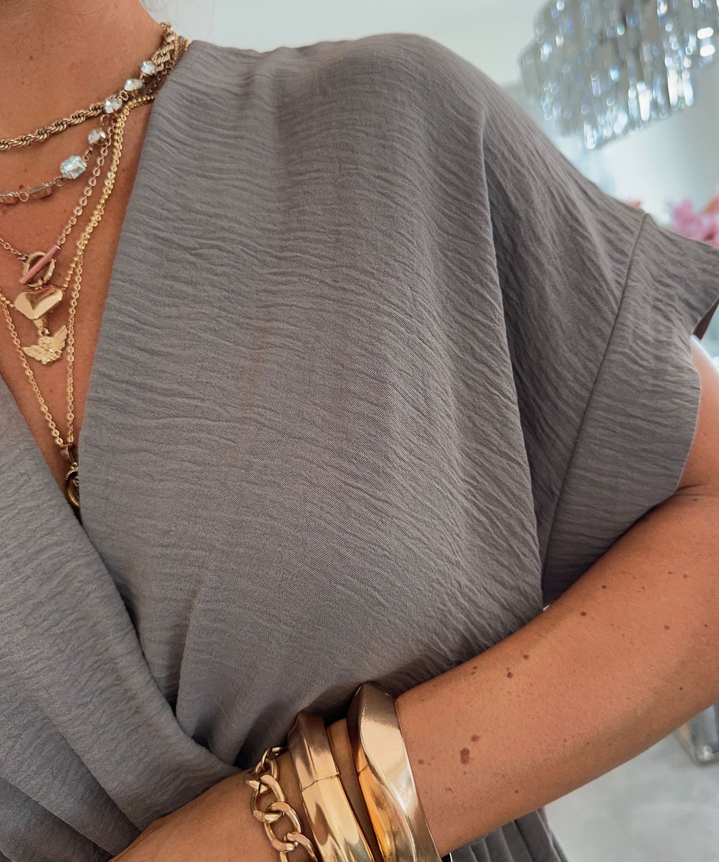 Kleid Enja Taupe Ladypolitan ♡