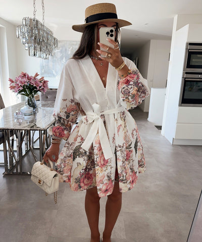 Kleid Loua Vintage Weiß Ladypolitan ♡