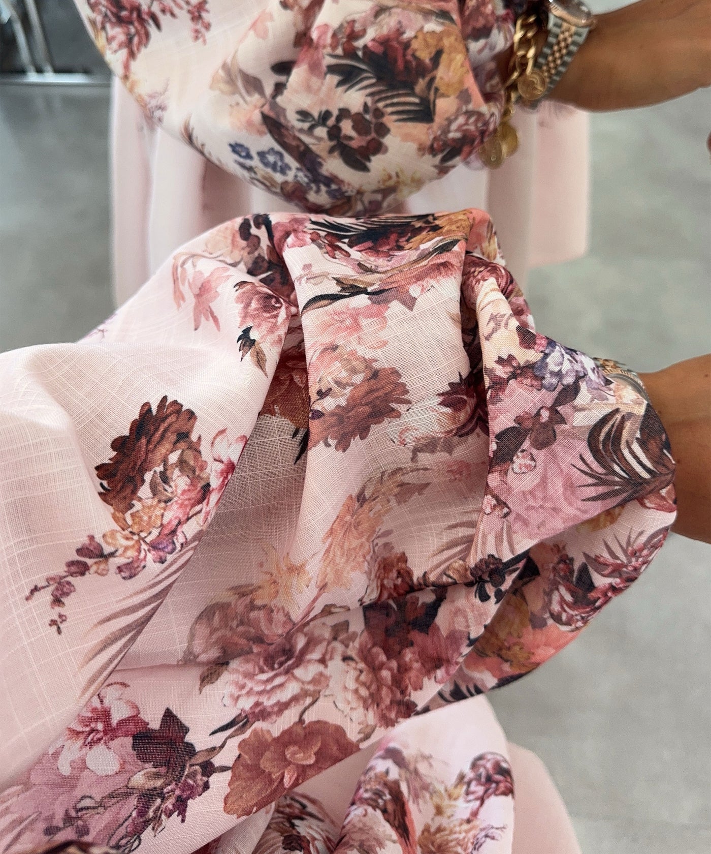 Kleid Nekia Blume Rosa Ladypolitan ♡