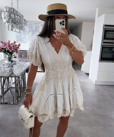 Kleid Nola Weiß Ladypolitan ♡