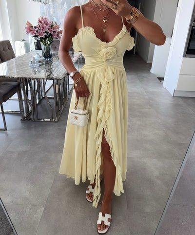 Kleid Rosia Gelb Ladypolitan ♡