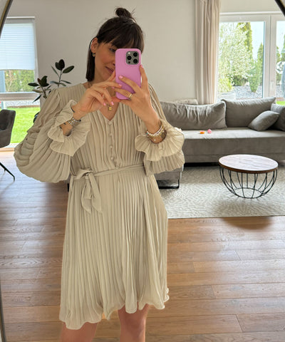 Kleid Ruth Beige  Ladypolitan - Fashion Onlineshop für Damen   
