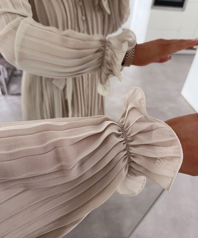 Kleid Ruth Beige  Ladypolitan - Fashion Onlineshop für Damen   