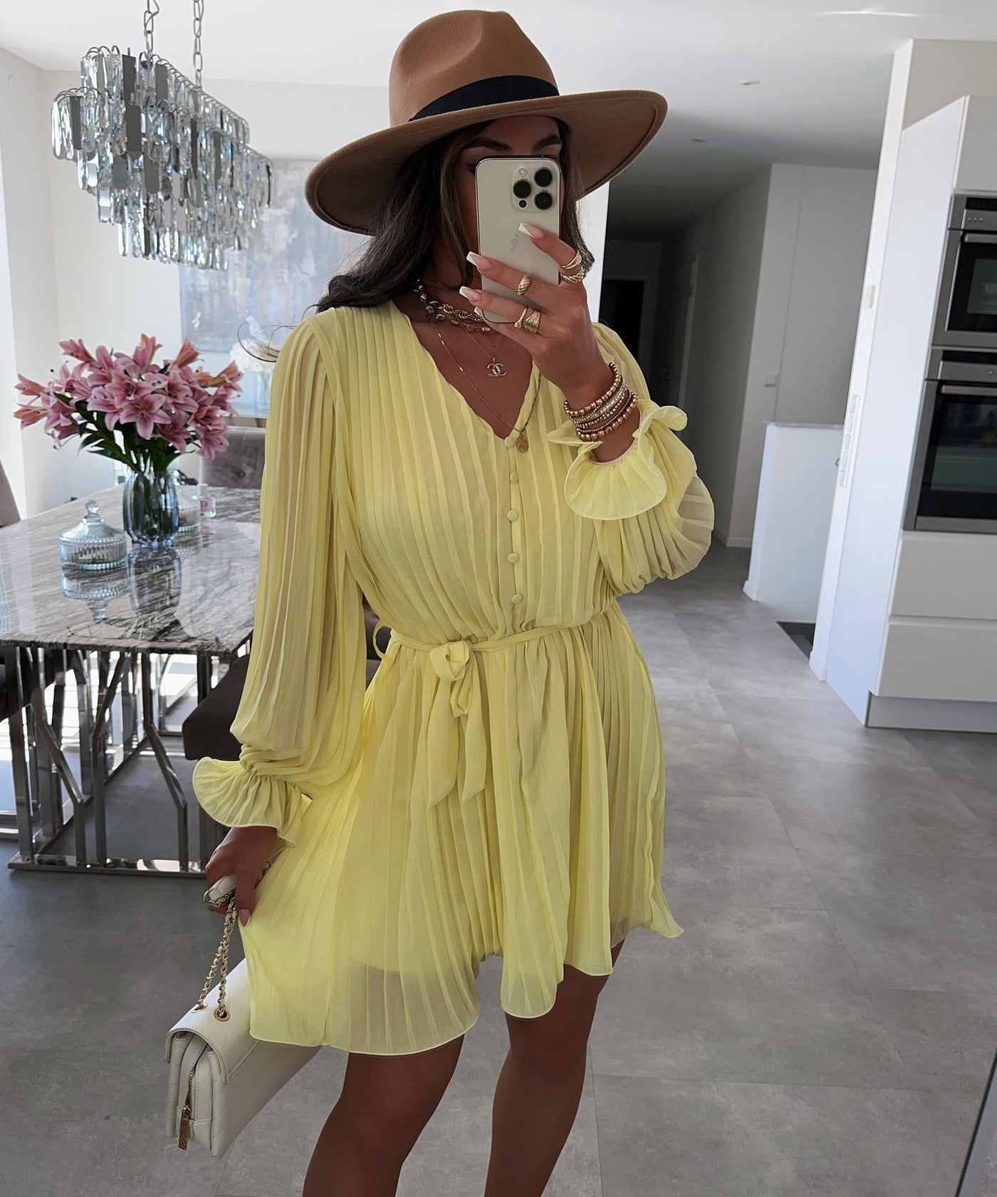 Kleid Ruth Gelb  Ladypolitan - Fashion Onlineshop für Damen   