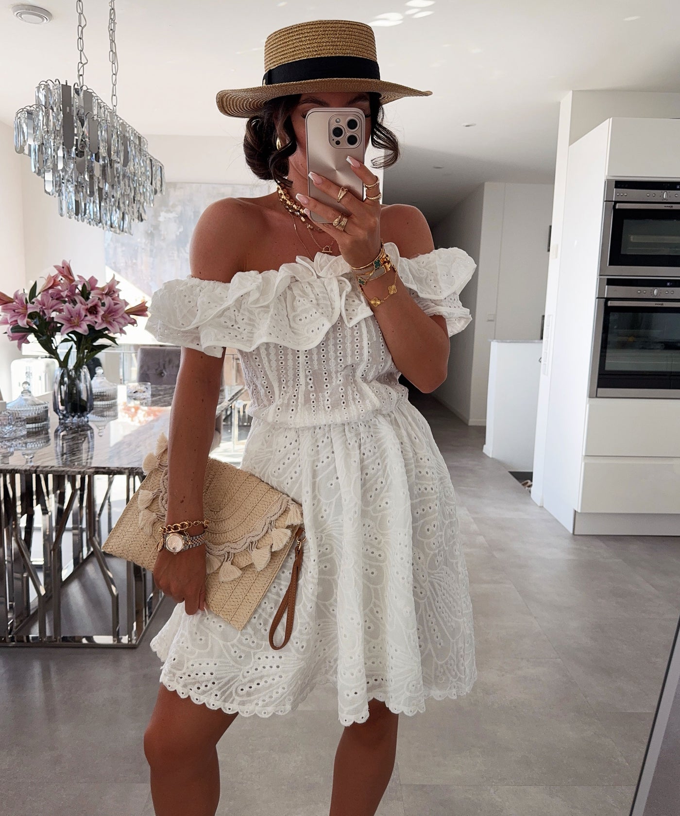 Kleid Semina Weiß Ladypolitan ♡