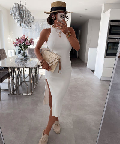 Kleid Zacken Weiß Ladypolitan ♡