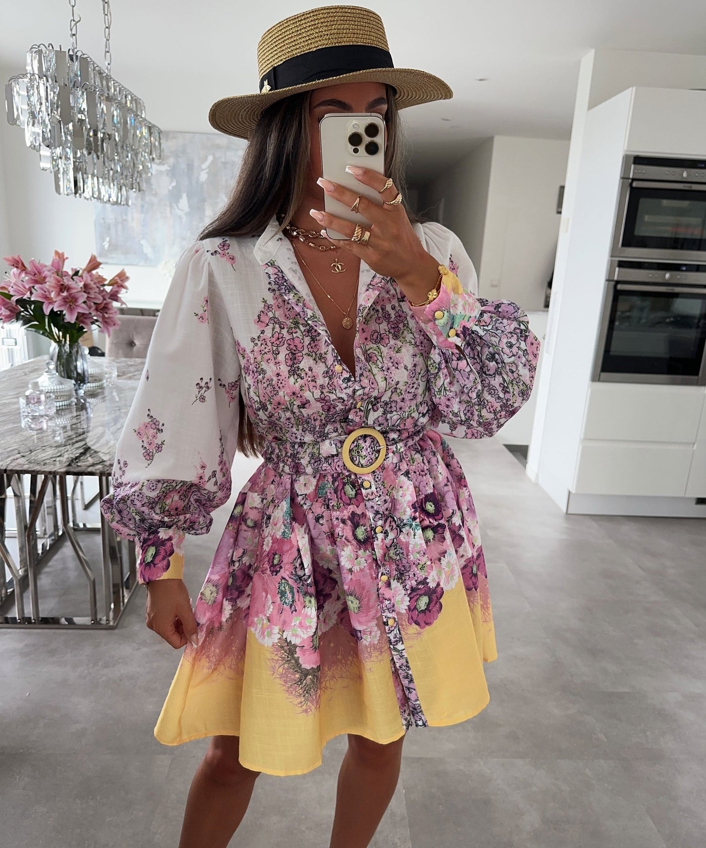 Kleid Zayda Gelb Ladypolitan ♡