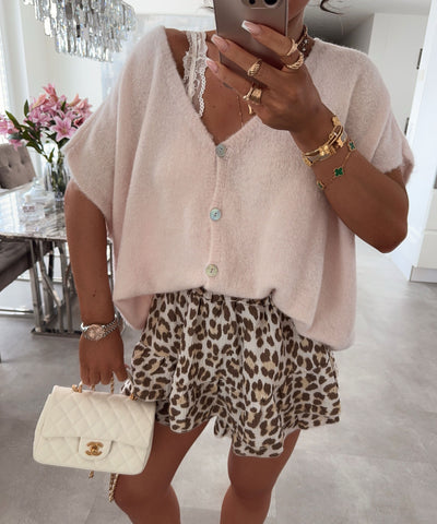 Kurzarm Cardigan Liz Creme Ladypolitan ♡