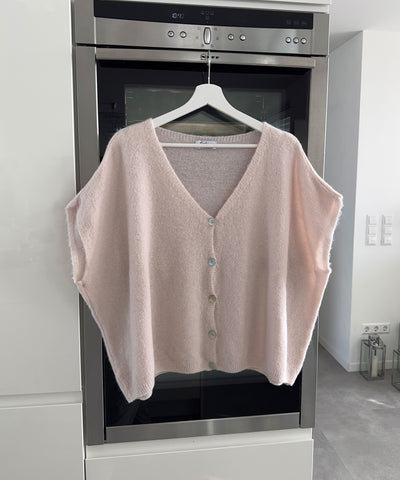 Kurzarm Cardigan Liz Creme Ladypolitan ♡