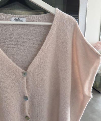 Kurzarm Cardigan Liz Creme Ladypolitan ♡