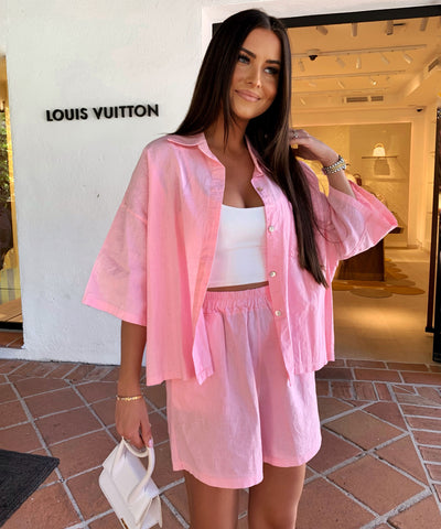 Leinenhemd Alessa Rosa Ladypolitan ♡