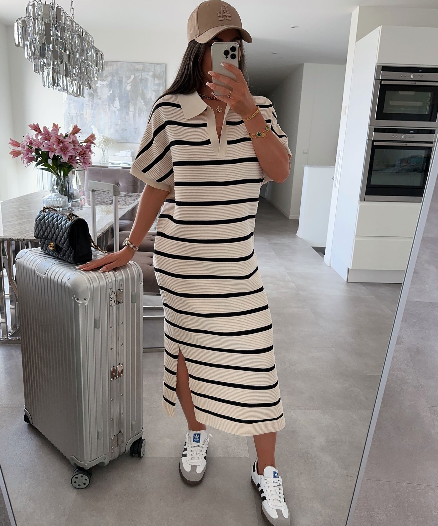 Maxi Kleid Mason Beige  Ladypolitan ♡   