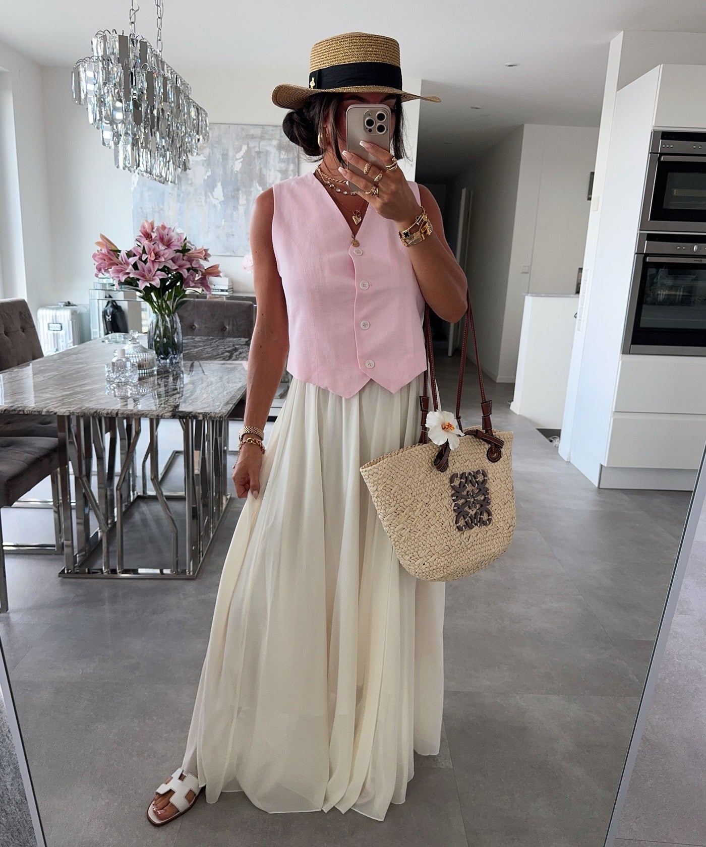 Maxi Rock Dalina Creme Ladypolitan ♡