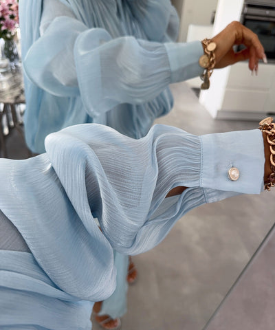 Mini Kleid Laisa Hellblau Ladypolitan ♡