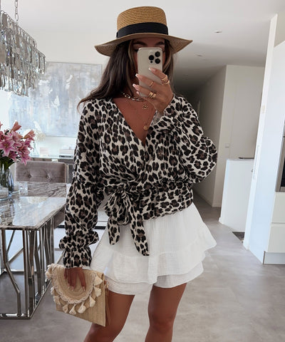 Musselin Bluse Celine Leo  Ladypolitan ♡   