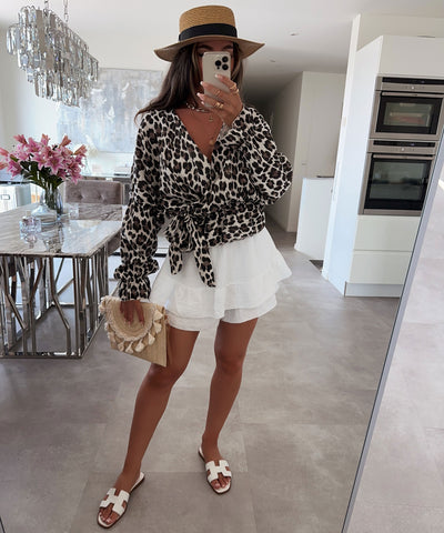 Musselin Bluse Celine Leo  Ladypolitan ♡   