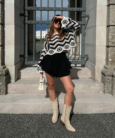 Musselin Hosenrock Alexis Schwarz  Ladypolitan ♡   