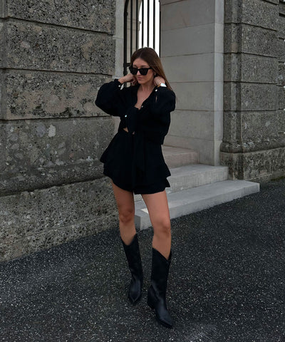 Musselin Hosenrock Alexis Schwarz  Ladypolitan ♡   