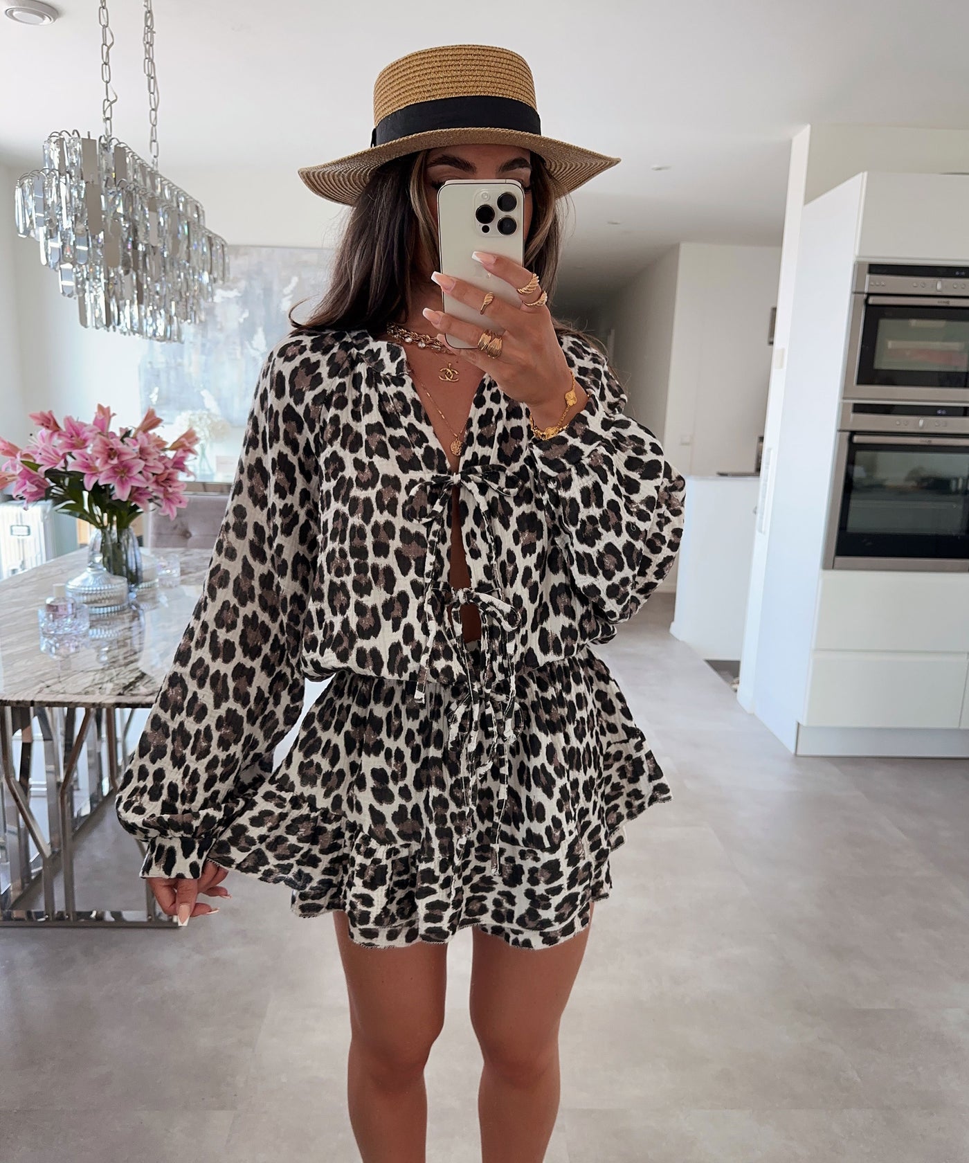 Musselin Jumpsuit Juan Schleife Leo  Ladypolitan ♡   
