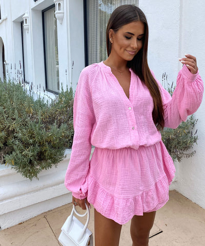 Musselin Jumpsuit Juana Babypink  Ladypolitan ♡   