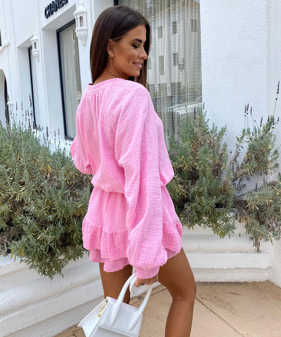Musselin Jumpsuit Juana Babypink  Ladypolitan ♡   