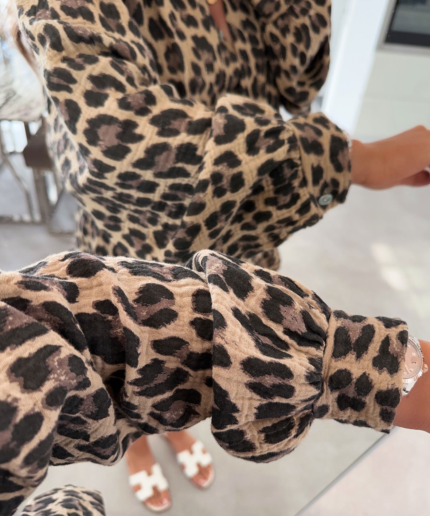 Musselin Jumpsuit Juana Leo Camel  Ladypolitan ♡   