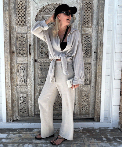 Musselin Set Violeta Beige  Ladypolitan ♡   