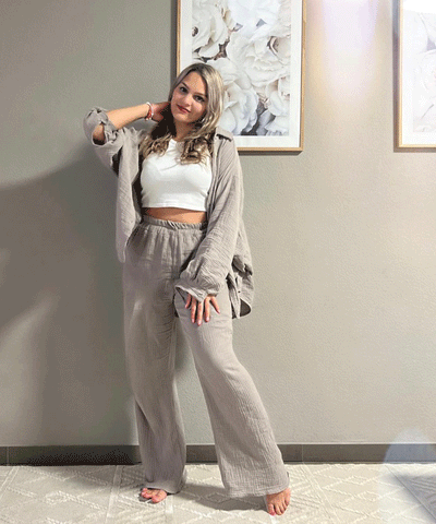 Musselin Set Violeta Taupe  Ladypolitan ♡   