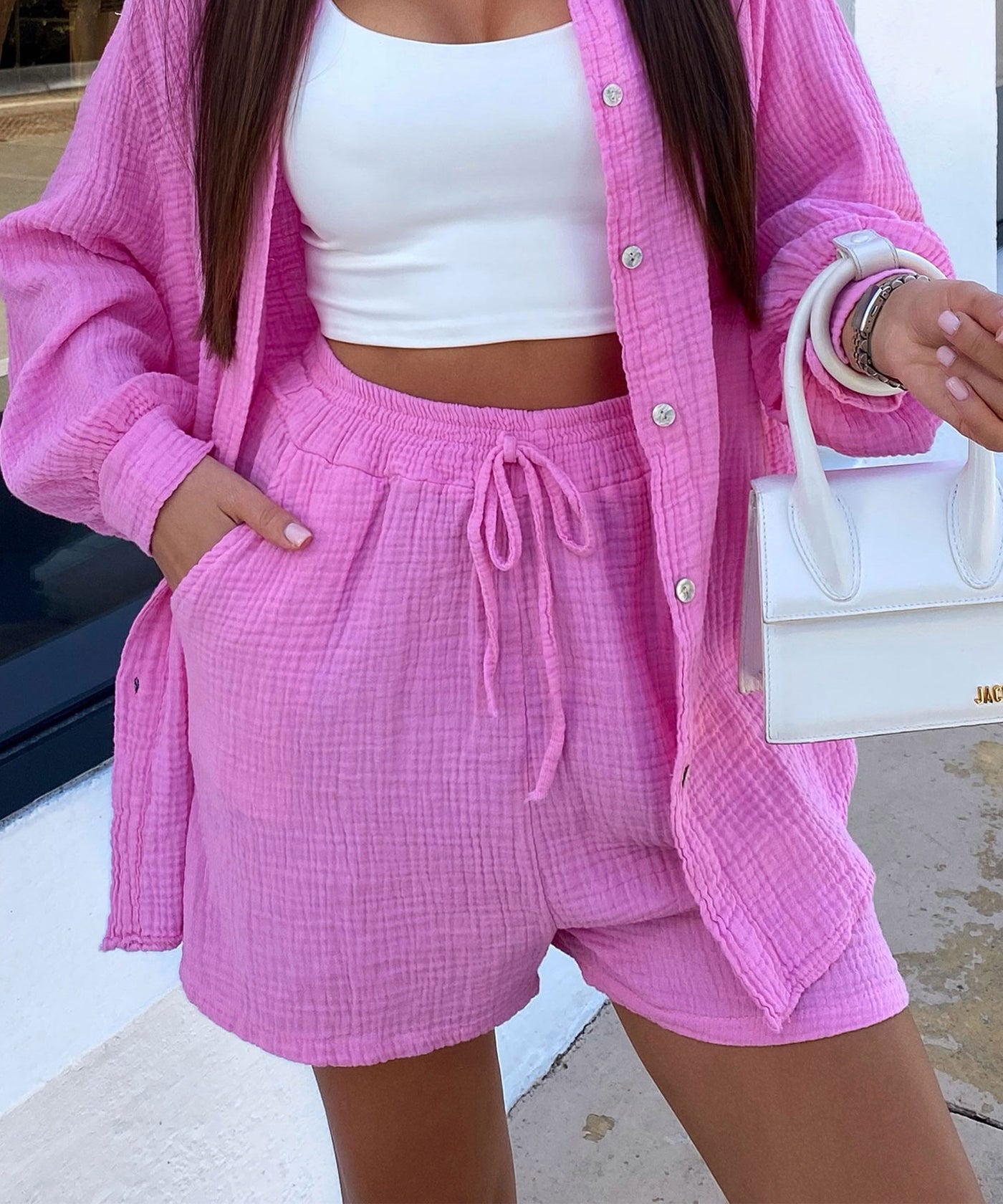 Musselin Shorts Hellpink Ladypolitan ♡