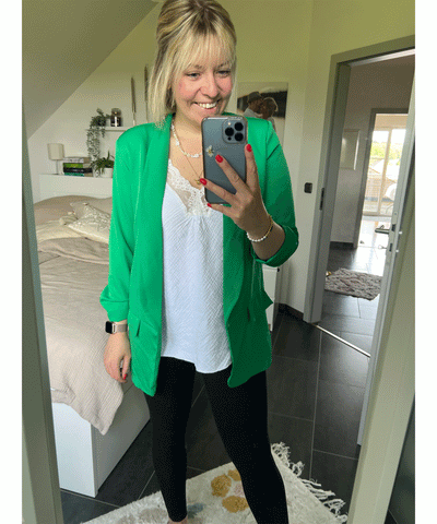 Musselin Top Marta Weiß  Ladypolitan ♡   