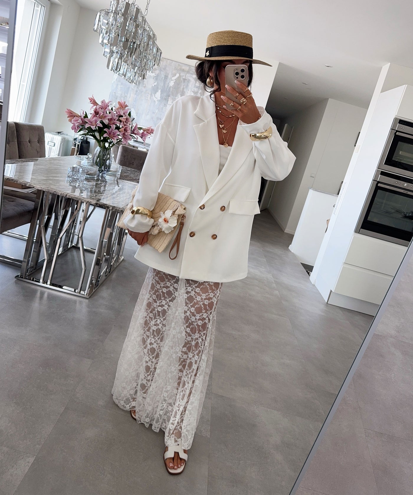 Oversize Blazer Salu Weiß Ladypolitan ♡
