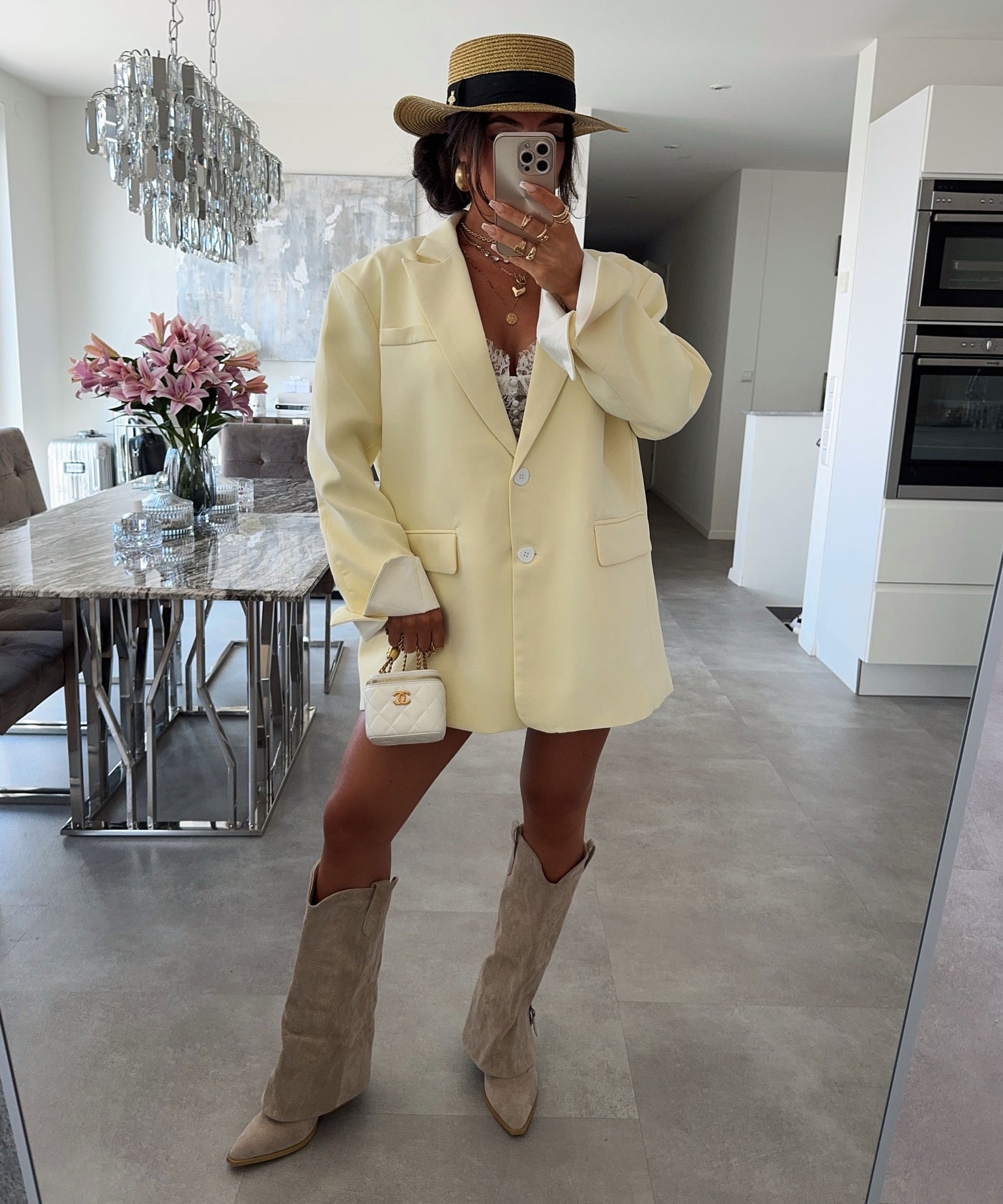 Oversize Blazer Trina Gelb Ladypolitan ♡