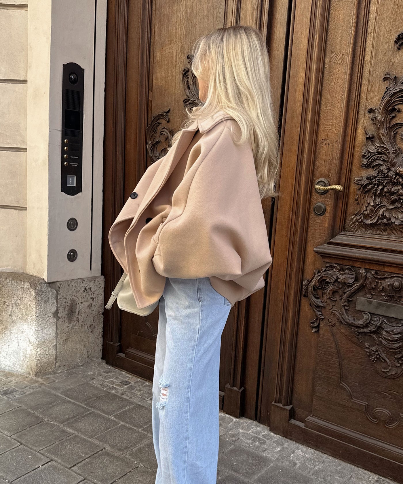 Oversize Jacke Joana Beige  Ladypolitan ♡   