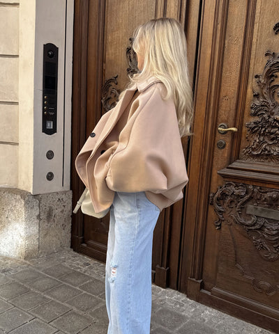 Oversize Jacke Joana Beige  Ladypolitan ♡   