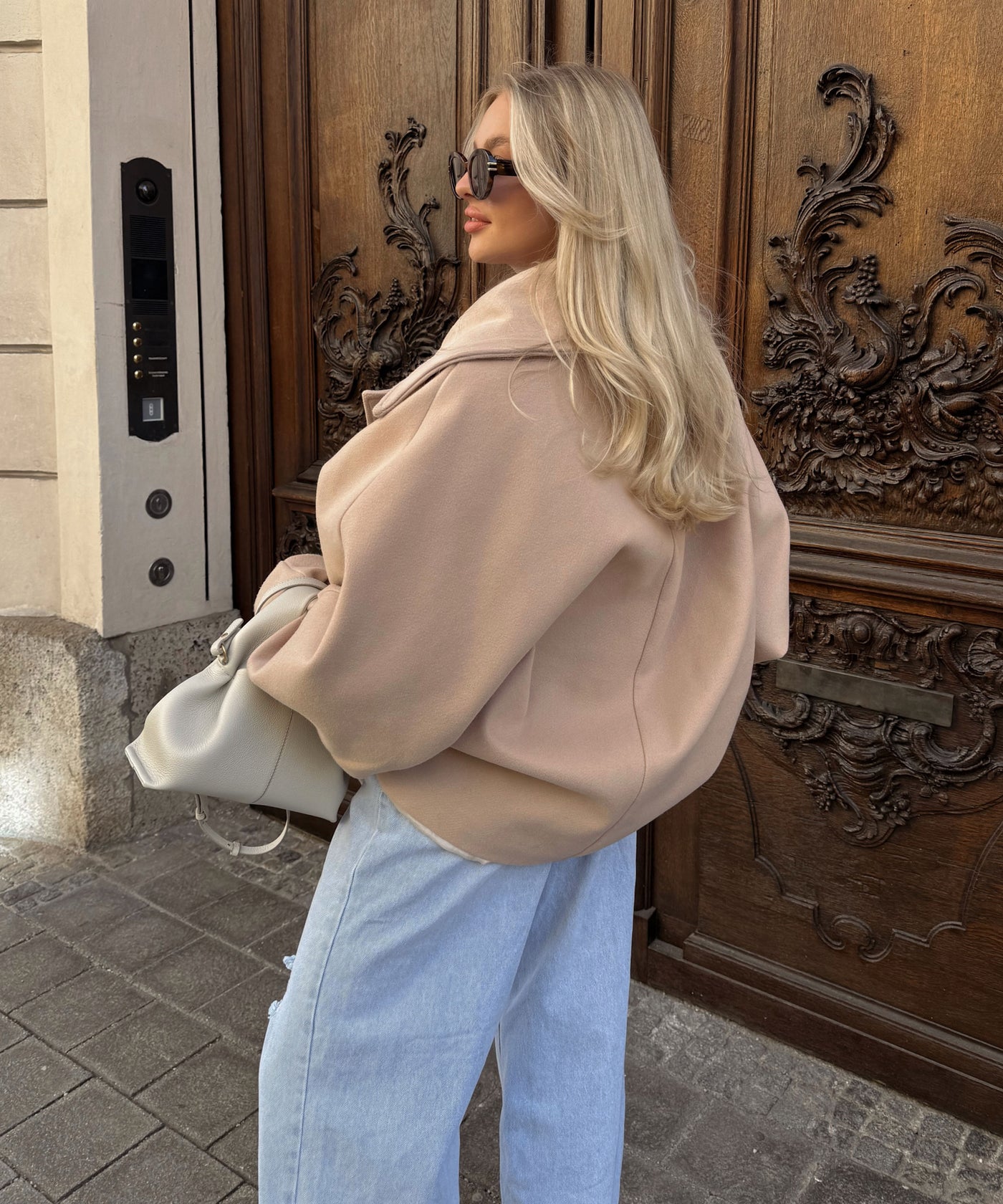 Oversize Jacke Joana Beige  Ladypolitan ♡   