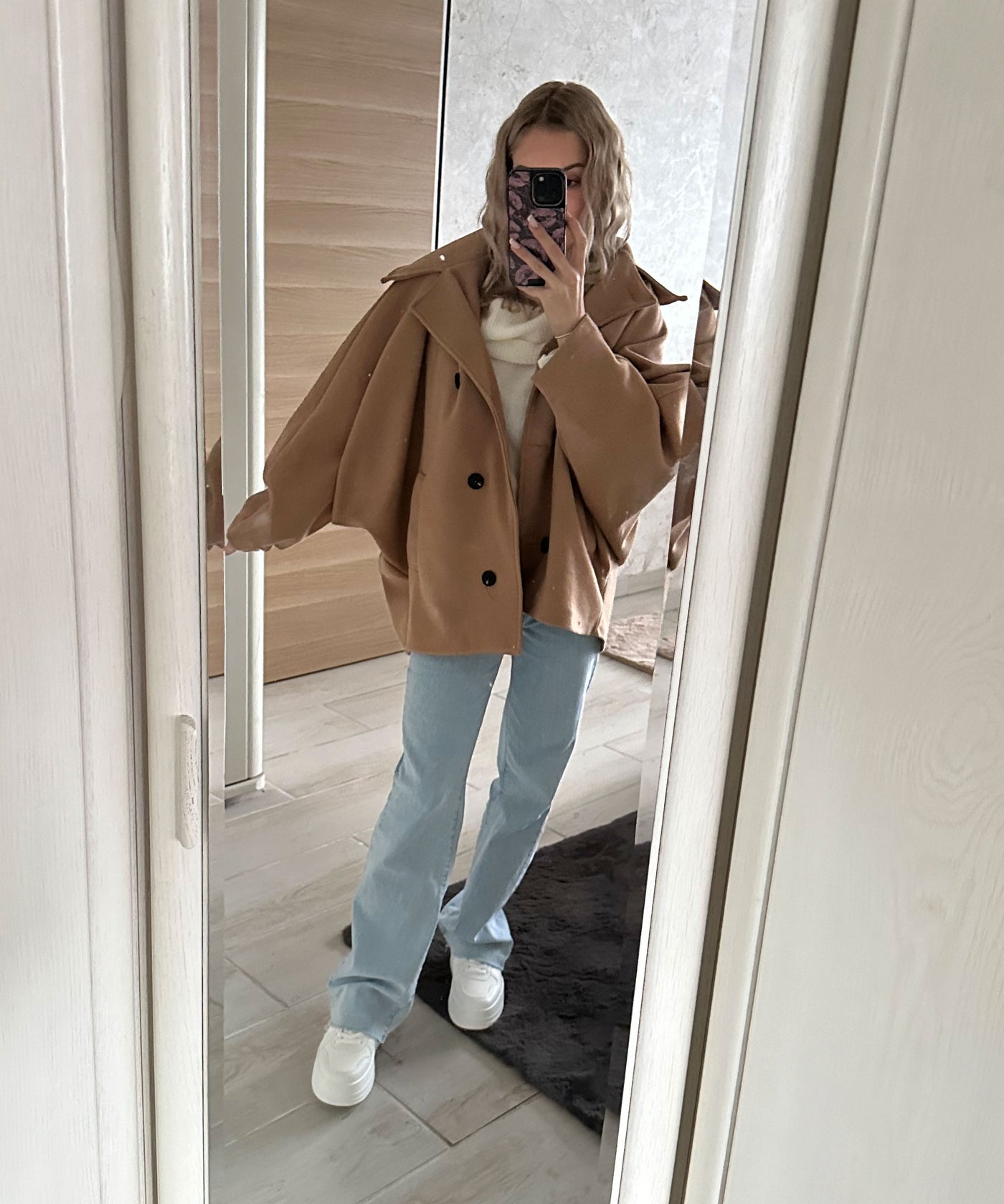 Oversize Jacke Joana Camel  Ladypolitan ♡   