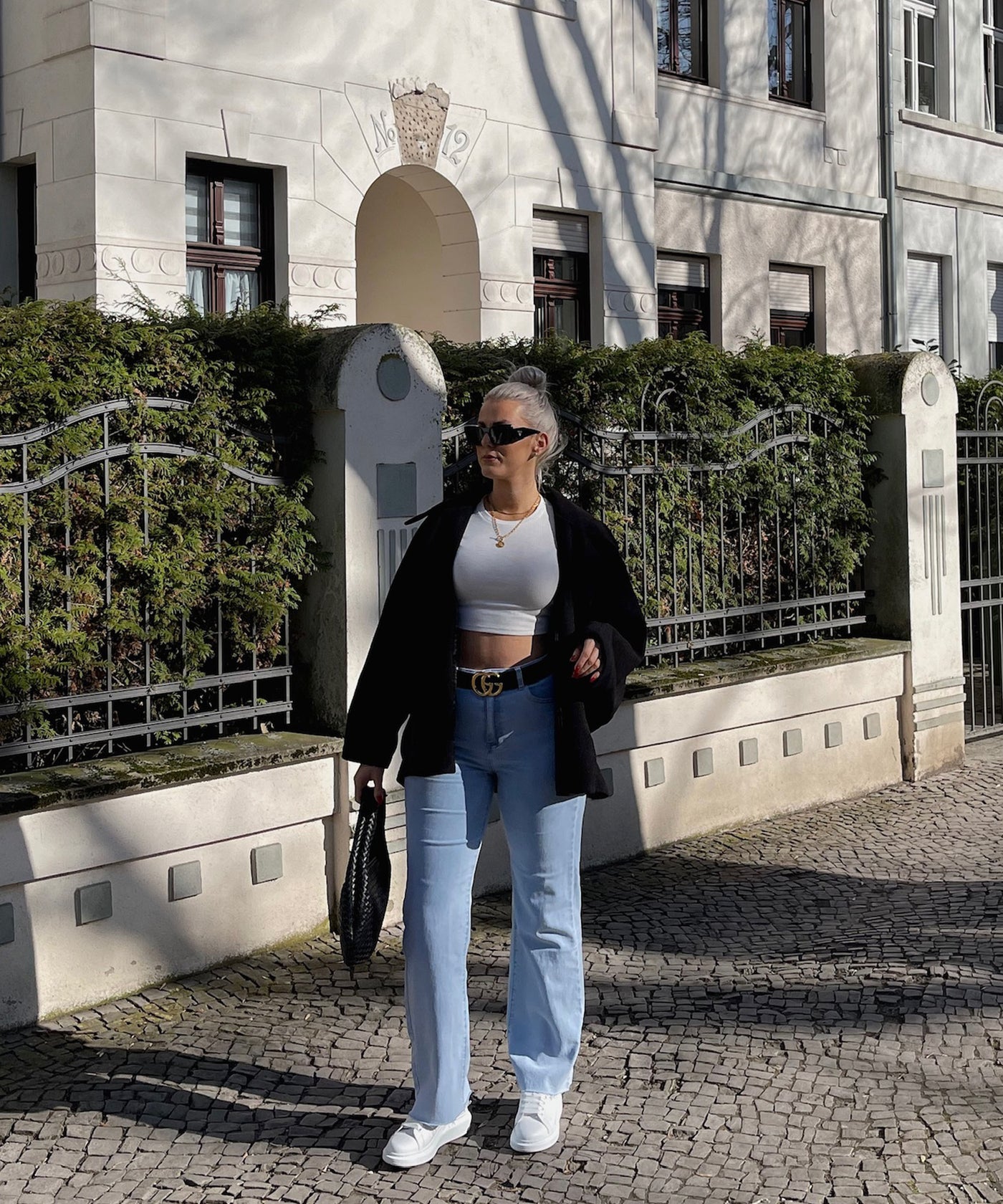 Oversize Jacke Joana Schwarz Ladypolitan ♡