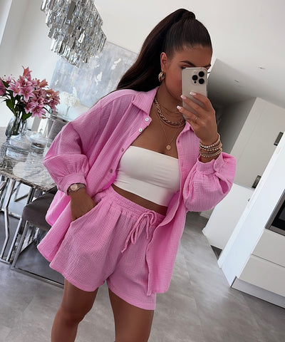 Oversize Musselin Set Alva Hellpink  Ladypolitan ♡   