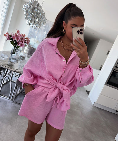 Oversize Musselin Set Alva Hellpink  Ladypolitan ♡   