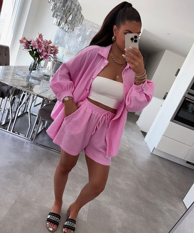 Oversize Musselin Set Alva Hellpink  Ladypolitan ♡   