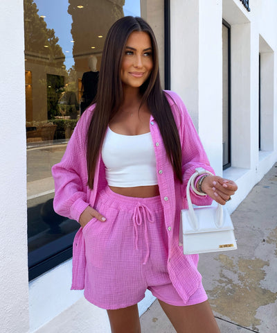Oversize Musselin Set Alva Hellpink Ladypolitan ♡