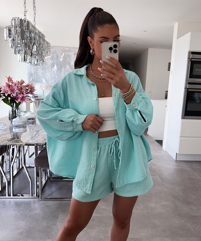 Oversize Musselin Set Alva Mint  Ladypolitan ♡   