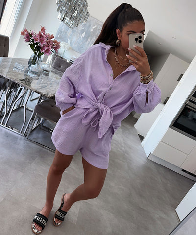 Oversize Musselin Set Alva Pastellila  Ladypolitan ♡   